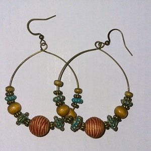 Beaded Hoop Women’s Earrings